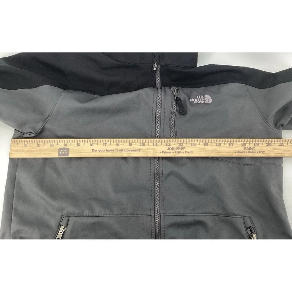 The North Face Boys XL Jacket Black Soft Shell Full Zip